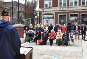 Veterans lay wreaths for Veterans Day at Courthouse: Gallery